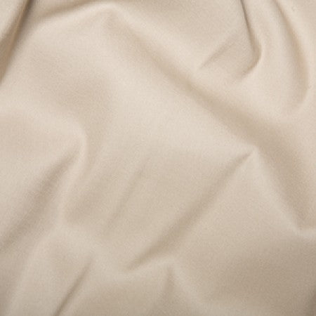 Cotton Sateen with Stretch Beige - The Fabric Bee