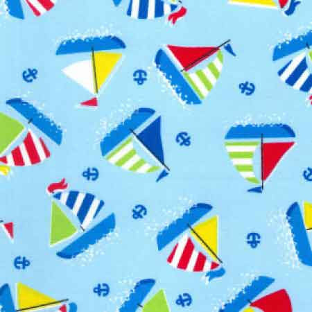 Cotton Poplin CP0425 Blue - The Fabric Bee