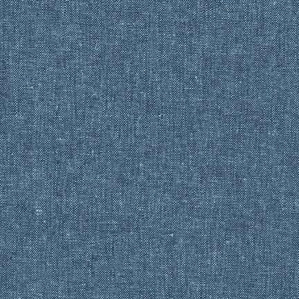 Essex Yarn Dyed Linen/Cotton Blend Peacock E064-1282 - The Fabric Bee
