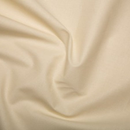 Cotton Fabric Medium Weight Cream - The Fabric Bee