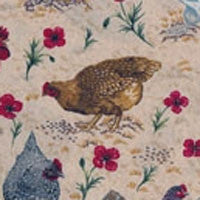 Cream Patchwork Fabric F1800 - The Fabric Bee