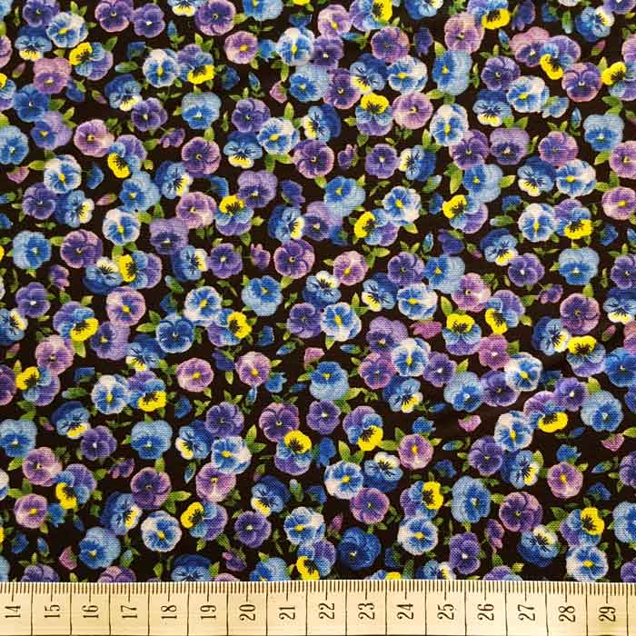 Timeless Treasures Fabric C7721 Pansy Paradise F6871