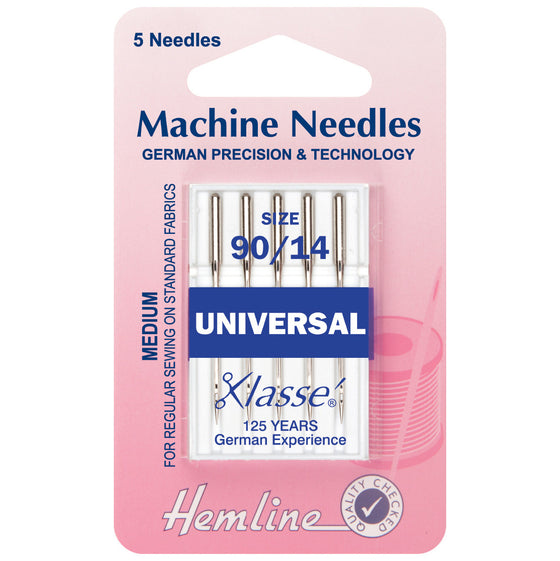 Klasse Sewing Machine Needles - Universal 90/14 H100.90 - The Fabric Bee