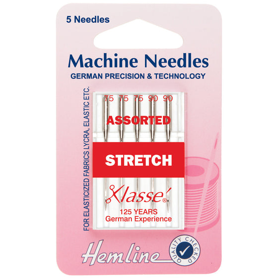 Klasse Sewing Machine Needles - Stretch Assorted H102.99 - The Fabric Bee