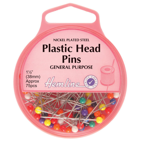 Plastic Headed Pins H706 - The Fabric Bee