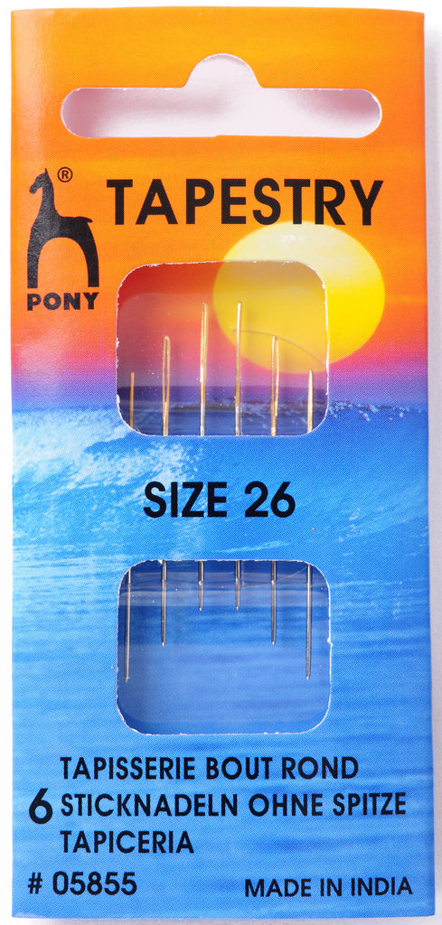 Pony Hand Sewing Needles Tapesry size 26 P05855 - The Fabric Bee