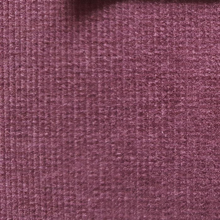 Needlecord Cotton with Stretch Aubergine - The Fabric Bee