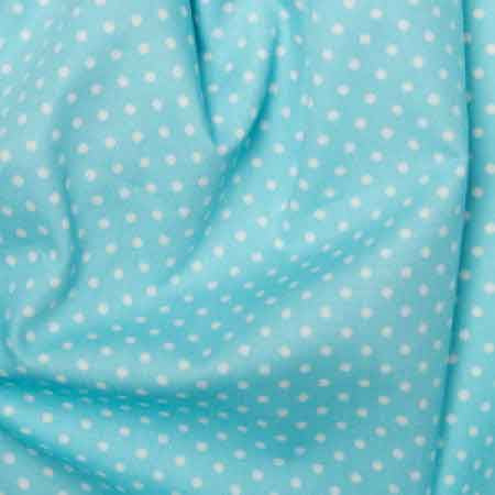 Cotton Poplin CP0009 3mm Sky Spot - The Fabric Bee