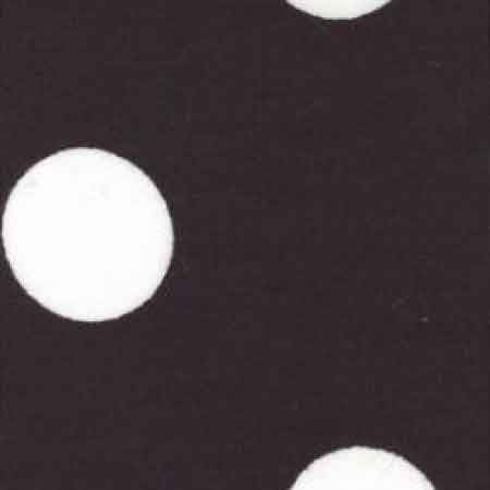 Cotton Poplin CP0076 22mm Black Spot - The Fabric Bee