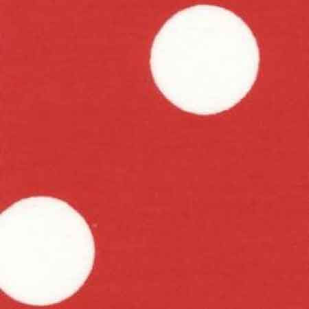 Cotton Poplin CP0076 22mm Red Spot - The Fabric Bee