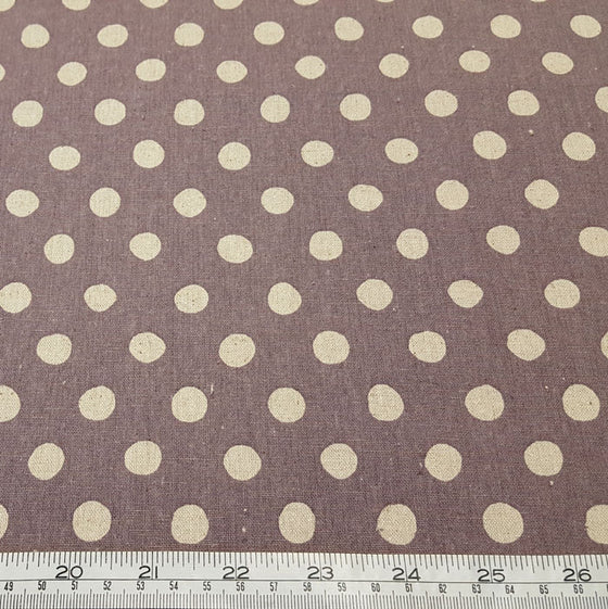 Sevenberry Sand Brown Cotton Canvas Fabric