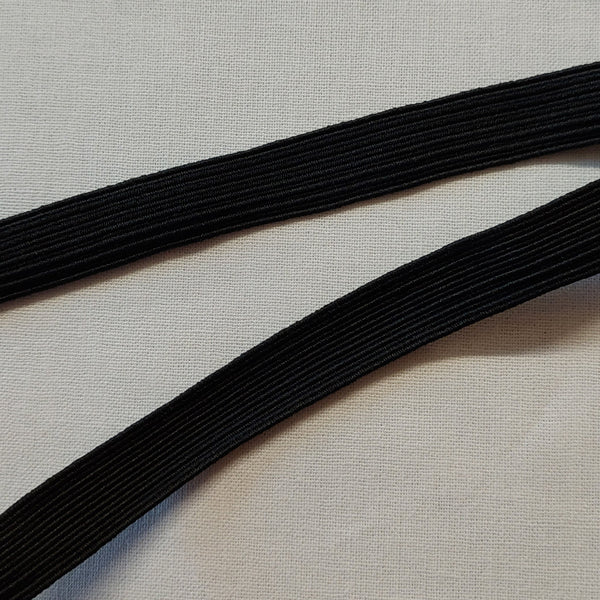 Black Elastic 12mm Wide