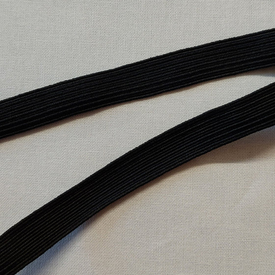 Black Elastic 12mm Wide