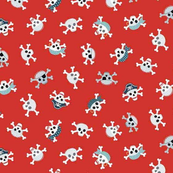 Makower UK Pirates F5489 - The Fabric Bee