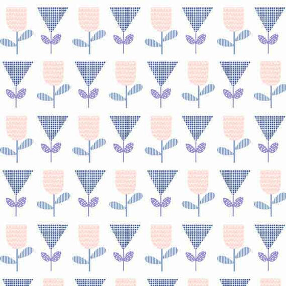 Makower UK Floral Splendor 8378B F5700 - The Fabric Bee