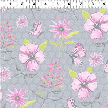 Flutter by Clothworks Grey 2117.6 F5935 - The Fabric Bee
