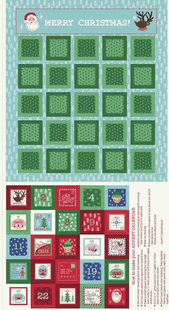 Lewis and Irene North Pole Advent Calendar F6044 - The Fabric Bee