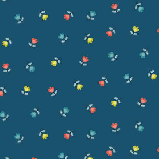 Makower UK Modern Retro 1845/B F6151 - The Fabric Bee