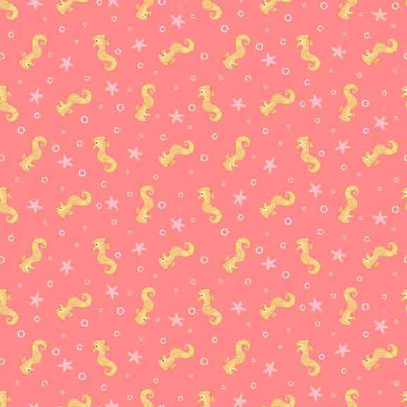 Makower UK Merryn - Seahorses - 2003/P F6411 - The Fabric Bee