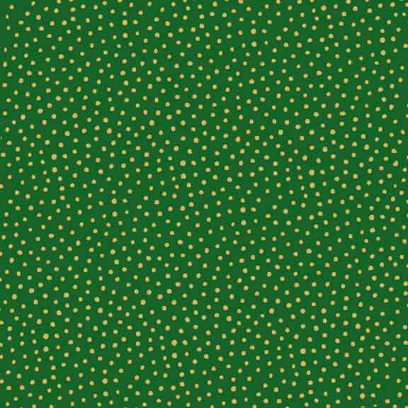 Makower UK Metallic Spot Green 1932/G F6525 - The Fabric Bee