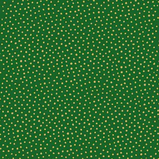 Makower UK Metallic Spot Green 1932/G F6525 - The Fabric Bee