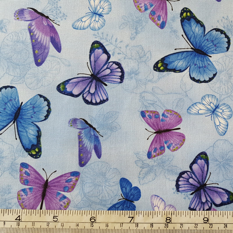 Timeless Treasures Fabric C7725 Pansy Paradise F7047