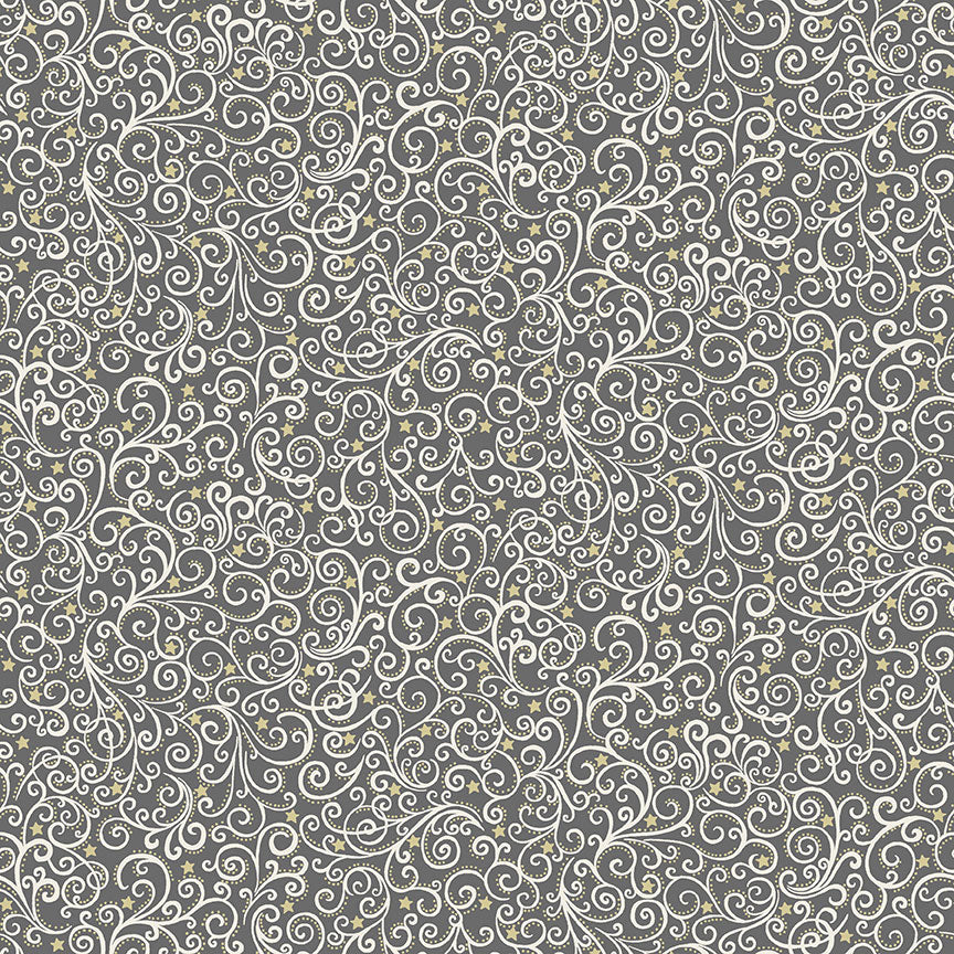 Makower UK Scandi 2359/S Scroll Grey F7078