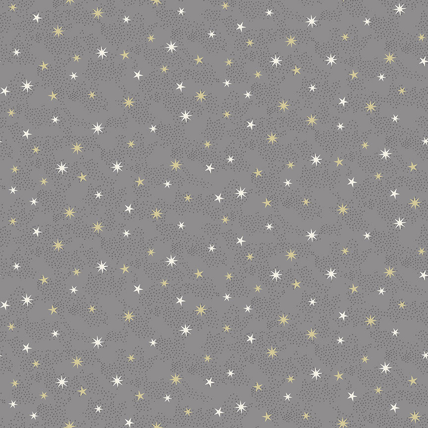 Makower UK Scandi 2360/S Star Grey F7080