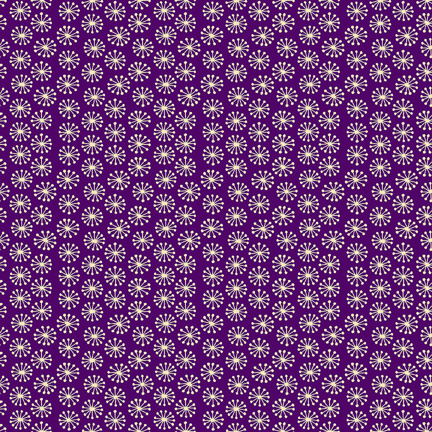 Henna from Makower UK 2393/L Pop Lilac F7151