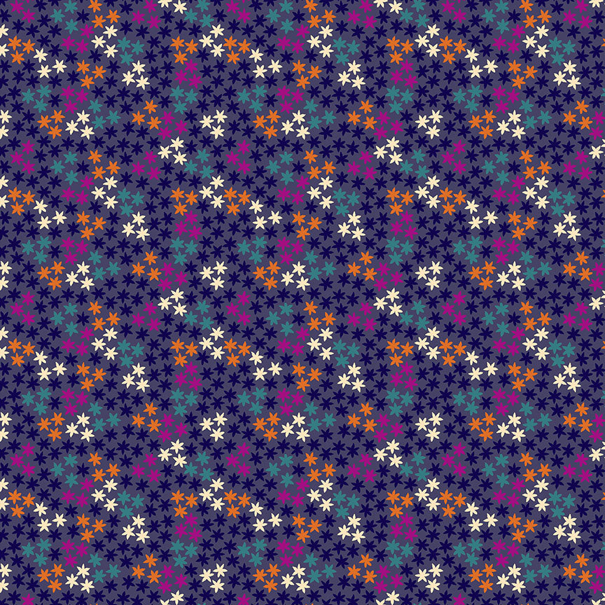 Henna from Makower UK 2394/L Star Lilac F7154