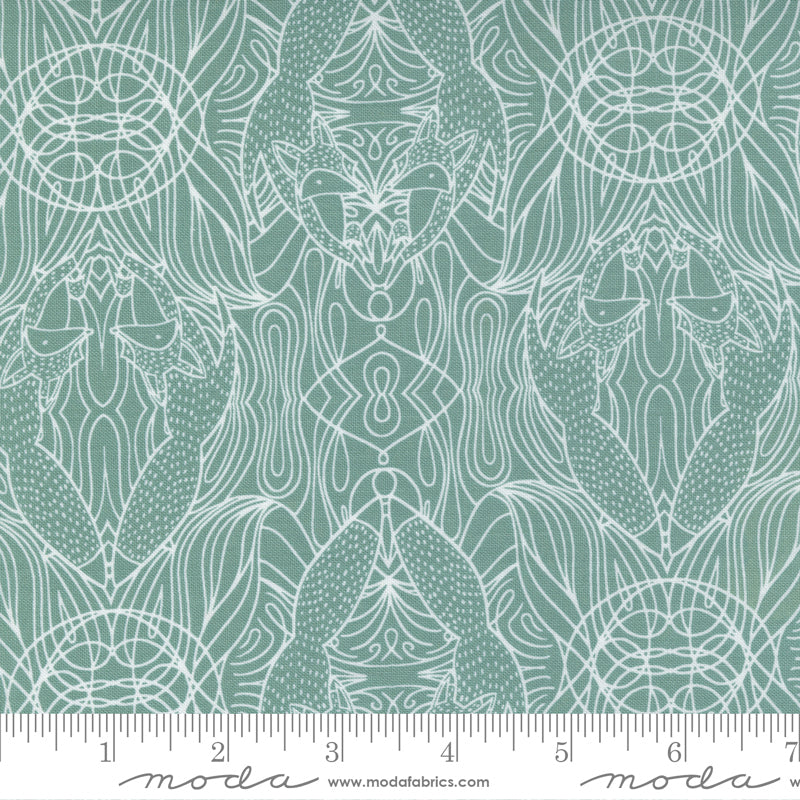 Moda Nocturnal 48335 19 Moss  Aqua F7214