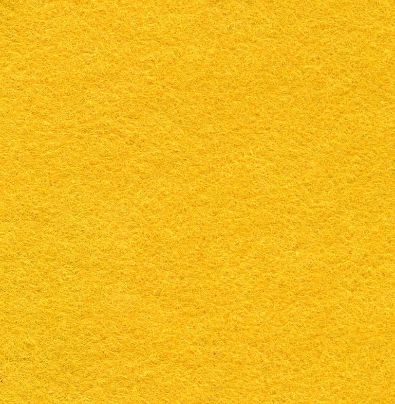 Wool Mix Felt 12" Square Gold - The Fabric Bee
