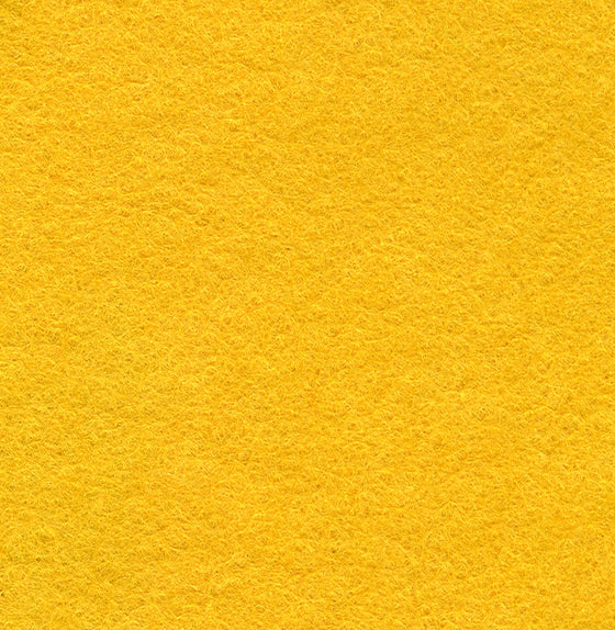 Wool Mix Felt 12" Square Gold - The Fabric Bee