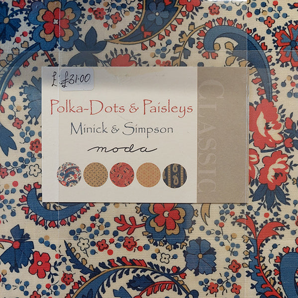 Moda Layer Cake Polka Dots and Paisleys by Minick and Simpson
