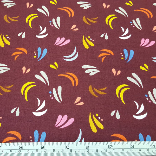 Red Patchwork Fabric
