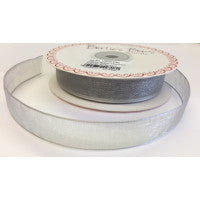 Organza/Sheer Ribbon Grey 012 - The Fabric Bee