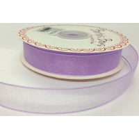Organza/Sheer Ribbon Lilac 430 - The Fabric Bee