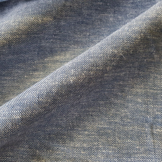 Linen/ Viscose Fabric Pale Blue/White Fleck Q11217/006 - The Fabric Bee
