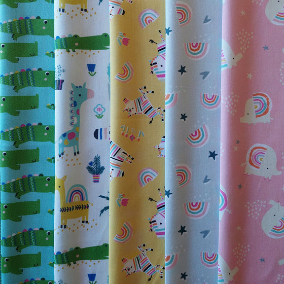 Rainbow Friends from Dashwood Studio 5 Fat Quarter Pack
