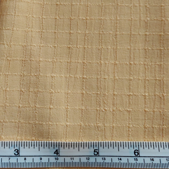 Crinkle Polyester Yellow Square LAST REMNANT 200cm x 140cm