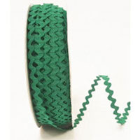 Ric Rac Braid Emerald Green - The Fabric Bee
