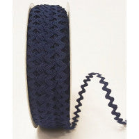 Ric Rac Braid Navy Blue - The Fabric Bee
