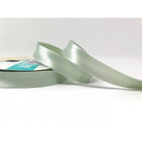 Bias Binding Satin Polyester Pale Green 18mm - The Fabric Bee
