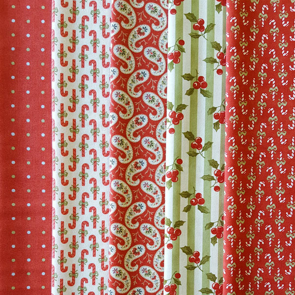 Snowfall designed by Minick and Simpson 5 Fat Quarter Pack