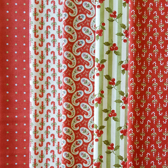 Snowfall designed by Minick and Simpson 5 Fat Quarter Pack