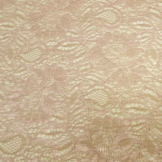 Lace Tocca Shell Pink - The Fabric Bee