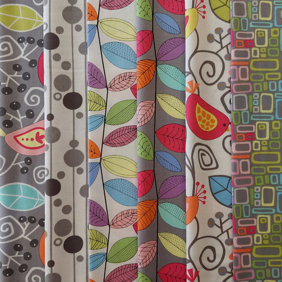 Makower UK Uptown 6 Fat Quarter Pack