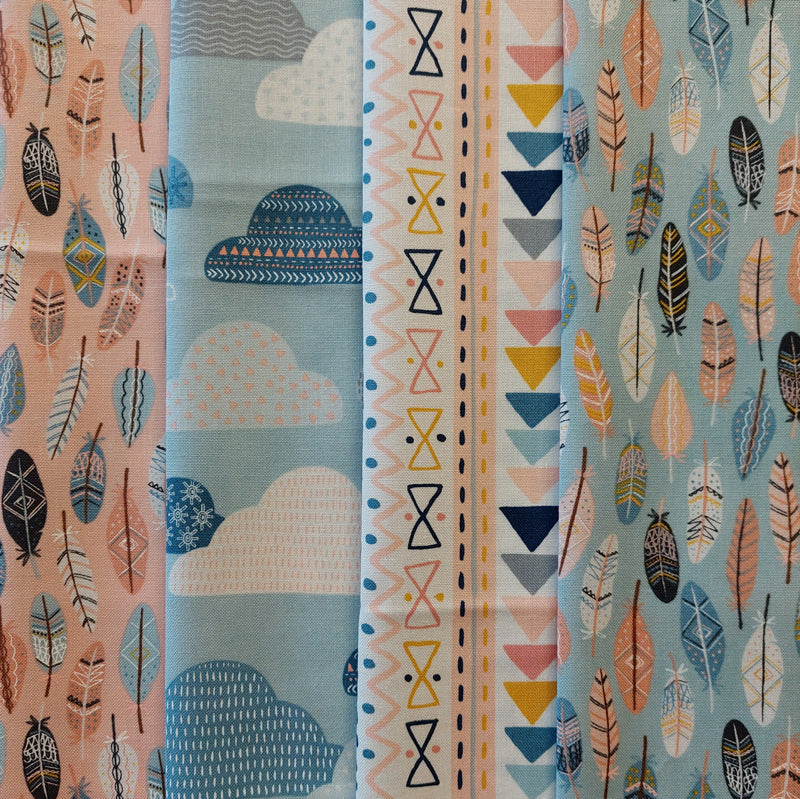 Wild and Free 4 Fat Quarter Pack