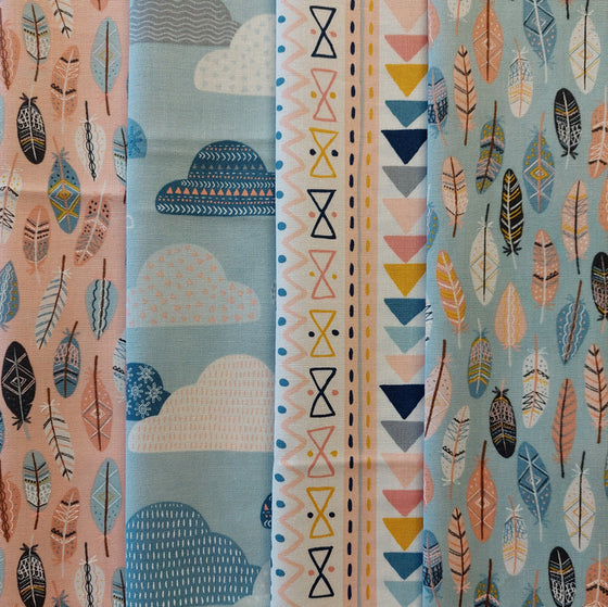 Wild and Free 4 Fat Quarter Pack