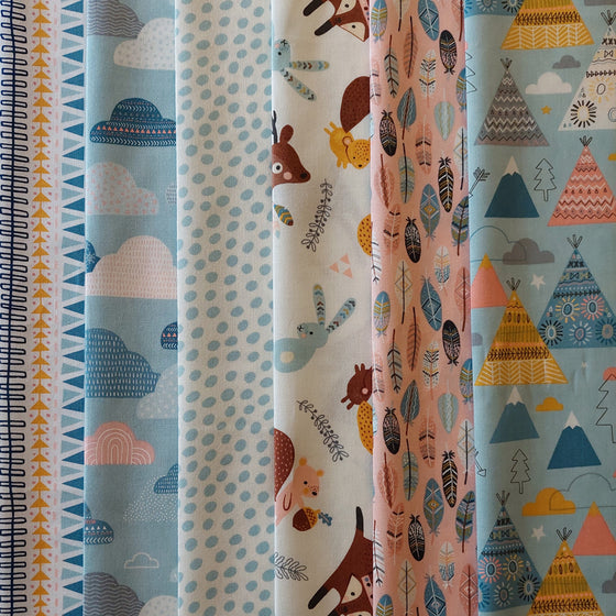 Wild and Free 6 Fat Quarter Pack